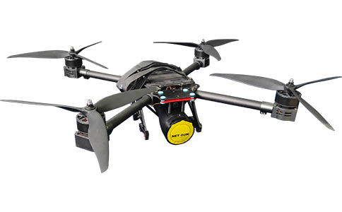 黑飞克星！网捕穿越机一键抓捕